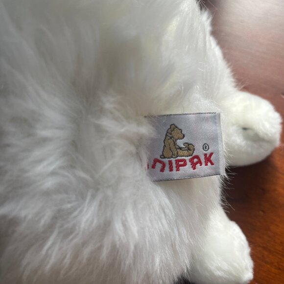 Vintage Large Fluffy Long Hair Snow Rabbit Plush - Picture 11 of 13